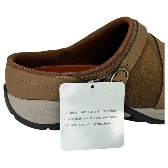 Easy Spirit Equinox Light Brown Leather Womens Mules Size 8M - Picture 8 of 12